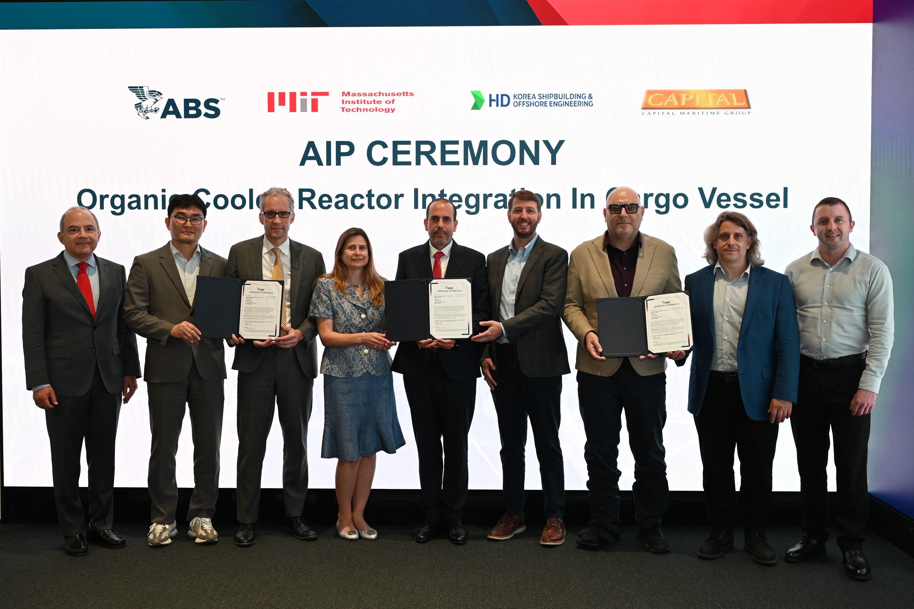 CCEC ABS MIT HHI AIP nuclear commercial shipping